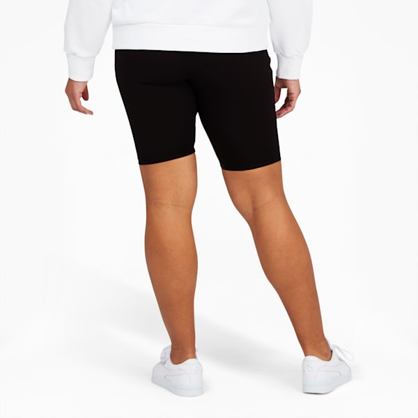 Power 9" High-Waist Short Women's Leggings PL, Cotton Black, extralarge